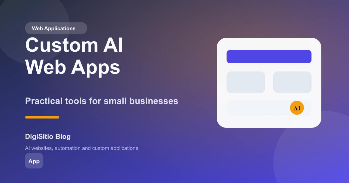 Custom AI Web Applications: Examples for Small Businesses